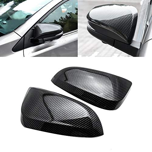 Ala Cubierta Espejo Cabeza Caja, Cap Cubierta Espejo Puerta Coche Espejo Retrovisor Lateral Decoración Fit For Toyota Hilux Revo Fortuner Forma Fit For Vigo Highlander RAV4 Cubierta espejo retrovisor