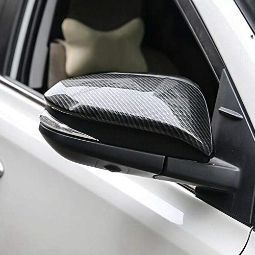 Ala Cubierta Espejo Cabeza Caja, Cap Cubierta Espejo Puerta Coche Espejo Retrovisor Lateral Decoración Fit For Toyota Hilux Revo Fortuner Forma Fit For Vigo Highlander RAV4 Cubierta espejo retrovisor