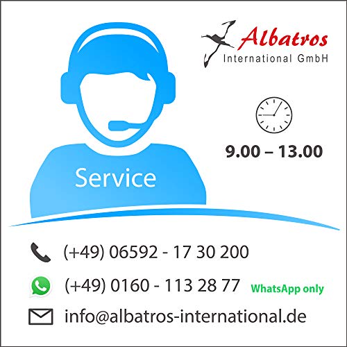 Albatros Silla Cantilever BURANO Set de 4 sillas Marrón, SGS Probado Albatros Silla Cantilever BURANO Set de 4 sillas Marrón, SGS Probado