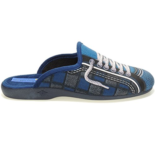 ALBEROLA ZC1464 Zapatilla Casa Chinela Destalonada Descalza Terpel Cordones Punta Cerrada Hombre Azul Talla 46 ALBEROLA ZC1464 Zapatilla Casa Chinela Destalonada Descalza Terpel Cordones Punta Cerrada Hombre Azul Talla 46