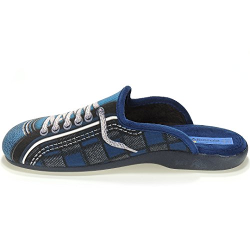 ALBEROLA ZC1464 Zapatilla Casa Chinela Destalonada Descalza Terpel Cordones Punta Cerrada Hombre Azul Talla 46 ALBEROLA ZC1464 Zapatilla Casa Chinela Destalonada Descalza Terpel Cordones Punta Cerrada Hombre Azul Talla 46