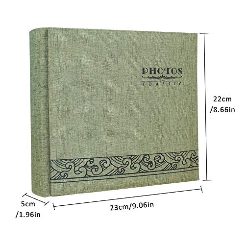 Álbum De Fotos Enchufable, Cubierta De Lino De Gran Capacidad, Cubierta De Marco De Tela, álbum De Fotos Multicolor, Tarjetas De Inserción Creativas Retro, álbum De Fotos De Almacenamiento (verde) Álbum De Fotos Enchufable, Cubierta De Lino De Gran Capacidad, Cubierta De Marco De Tela, álbum De Fotos Multicolor, Tarjetas De Inserción Creativas Retro, álbum De Fotos De Almacenamiento (verde)