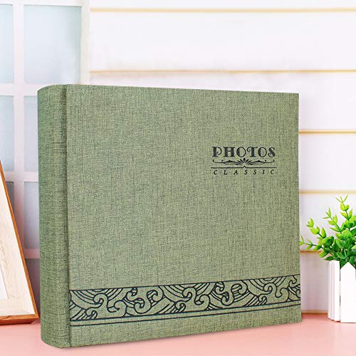 Álbum De Fotos Enchufable, Cubierta De Lino De Gran Capacidad, Cubierta De Marco De Tela, álbum De Fotos Multicolor, Tarjetas De Inserción Creativas Retro, álbum De Fotos De Almacenamiento (verde) Álbum De Fotos Enchufable, Cubierta De Lino De Gran Capacidad, Cubierta De Marco De Tela, álbum De Fotos Multicolor, Tarjetas De Inserción Creativas Retro, álbum De Fotos De Almacenamiento (verde)