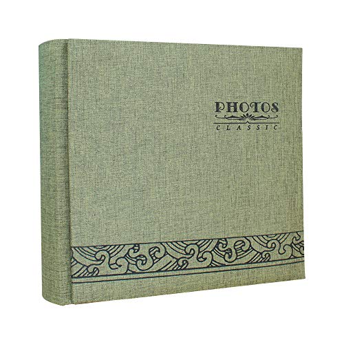 Álbum De Fotos Enchufable, Cubierta De Lino De Gran Capacidad, Cubierta De Marco De Tela, álbum De Fotos Multicolor, Tarjetas De Inserción Creativas Retro, álbum De Fotos De Almacenamiento (verde) Álbum De Fotos Enchufable, Cubierta De Lino De Gran Capacidad, Cubierta De Marco De Tela, álbum De Fotos Multicolor, Tarjetas De Inserción Creativas Retro, álbum De Fotos De Almacenamiento (verde)