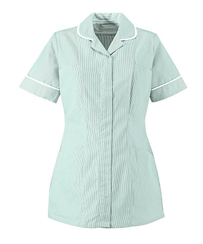 Alexandra al-st298aq-140 rayas de la mujer túnica, ribete de tuberías/blanco, 140 cm, pecho (talla 32), color azul/blanco Alexandra al-st298aq-140 rayas de la mujer túnica, ribete de tuberías/blanco, 140 cm, pecho (talla 32), color azul/blanco