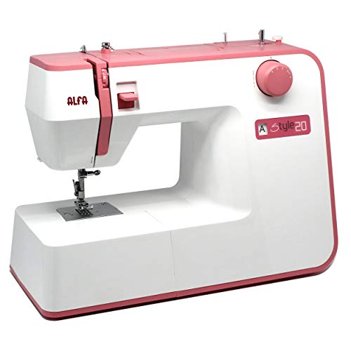 Alfa Maquina De Coser Style 20 Zig-Zag, Rosa, Talla Única Alfa Maquina De Coser Style 20 Zig-Zag, Rosa, Talla Única