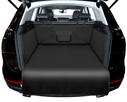 Alfheim Funda para Maletero de Coche para Perros - Protector de asiento antideslizante impermeable para mascotas - Viaje lavable duradero de la cubierta de la bota universal para el camión/SUV (Negro) Alfheim Funda para Maletero de Coche para Perros - Protector de asiento antideslizante impermeable para mascotas - Viaje lavable duradero de la cubierta de la bota universal para el camión/SUV (Negro)