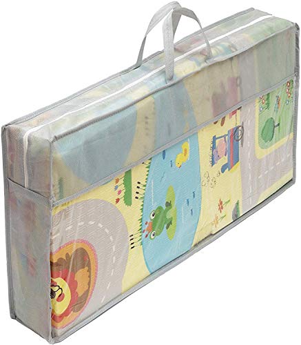 Alfombra infantil plegable Suelo para bebes acolchado 2 caras 180 cm x 160 cm (Modelo 1)