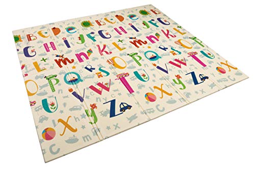 Alfombra infantil plegable Suelo para bebes acolchado 2 caras 180 cm x 200 cm (Modelo 2) Alfombra infantil plegable Suelo para bebes acolchado 2 caras 180 cm x 200 cm (Modelo 2)