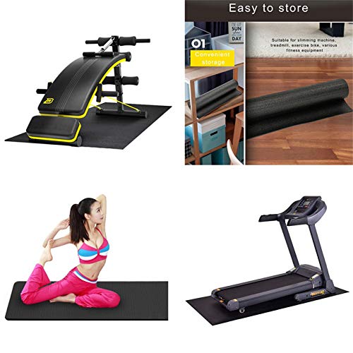 Alfombrilla Para Cinta De Correr, Esterilla Para Equipos De Ejercicio Y Salud - Esterilla Para Bicicleta Estática, Esterilla Para Saltar La Cuerda, Esterilla Para Gimnasio, Protección Del Suelo Para E