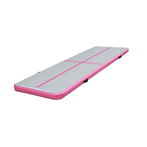 Alfombrillas de lucha inflables de color rosa, de 10 pies, con logotipo personalizado, inflable de aire para gimnasio y pista de aire inflable para la venta