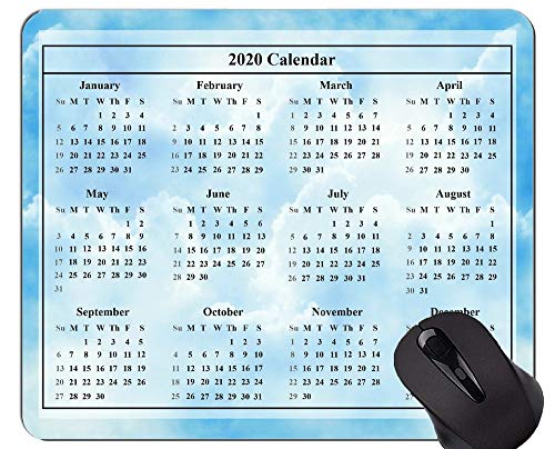 Alfombrillas de ratón para Calendario 2020 Personalizadas, Alfombrilla de ratón de Oficina con temática de Cielo Hermoso Alfombrillas de ratón para Calendario 2020 Personalizadas, Alfombrilla de ratón de Oficina con temática de Cielo Hermoso