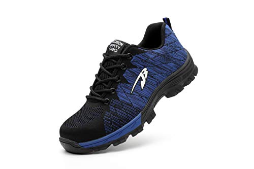 Ali-tone Mujer Hombre Zapatillas de Seguridad Deportivos con Puntera de Acero Zapatos de Trabajo Entrenador Unisex Ali-tone Mujer Hombre Zapatillas de Seguridad Deportivos con Puntera de Acero Zapatos de Trabajo Entrenador Unisex