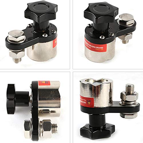 Alicer 200 A – Terminal magnético de tierra, conector magnético de tierra, soldadora industrial, abrazadera de tierra, soporte de toma de tierra, accesorio ajustable, fuerza 30 kg Alicer 200 A – Terminal magnético de tierra, conector magnético de tierra, soldadora industrial, abrazadera de tierra, soporte de toma de tierra, accesorio ajustable, fuerza 30 kg