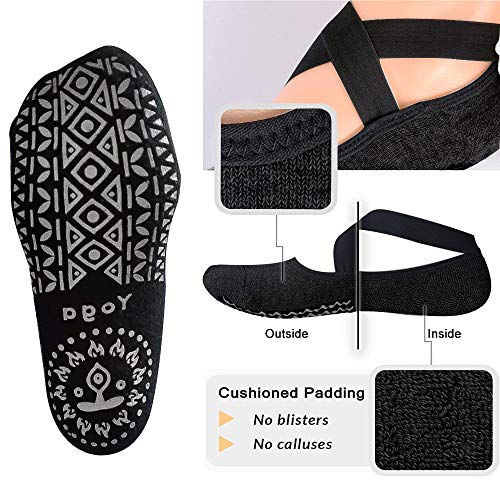 Alitopo Yoga para Mujeres Full Toe Colchoneta Deporte Accesorios Yoga, Calcetín para Ballet, Barra Fitness, Danza, Calcetines Antideslizantes (2 Pares) Alitopo Yoga para Mujeres Full Toe Colchoneta Deporte Accesorios Yoga, Calcetín para Ballet, Barra Fitness, Danza, Calcetines Antideslizantes (2 Pares)
