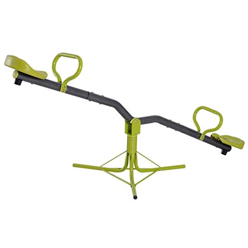 Allibuy Tronco y Abdominales Columpio Balancín para Niños Balancín Infantil para Exteriores Giratorio de 360 Grados Carga (Color : Verde, tamaño : Ones)