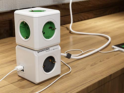 Allocacoc 1100GN/DEORPC Power Cube Original, 16 W, Verde Allocacoc 1100GN/DEORPC Power Cube Original, 16 W, Verde