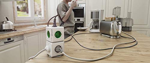 Allocacoc 1100GN/DEORPC Power Cube Original, 16 W, Verde Allocacoc 1100GN/DEORPC Power Cube Original, 16 W, Verde