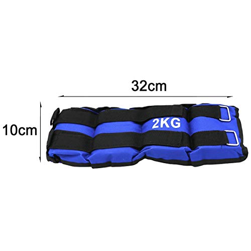 ALLPER Pack de 2 Pesas de 2 Kilos. para Tobillos y/o muñecas, TAMAĂO: 32 x 10 cm. para Correr, Gimnasio, Footing. Correas Ajustables, Transpirable. MĂĄxima Comodidad. ALLPER Pack de 2 Pesas de 2 Kilos. para Tobillos y/o muñecas, TAMAĂO: 32 x 10 cm. para Correr, Gimnasio, Footing. Correas Ajustables, Transpirable. MĂĄxima Comodidad.