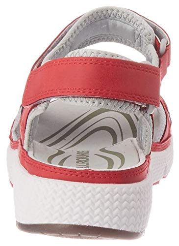 Allrounder by Mephisto Fina-Tex, Zapatillas de Cross para Mujer, Rojo (Black/Red Wood Rubber 1/G.Nubuk 74), 38 EU