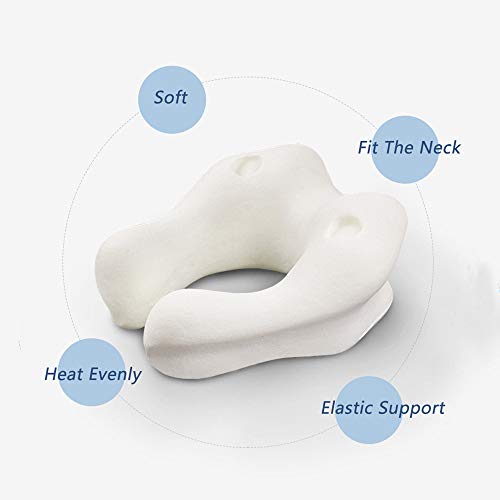 Almohada De Viaje, Cuello De Fisioterapia con Calefacción, Almohada En Forma De U De Espuma De Memoria, Almohada De Avión, Funda De Almohada Extraíble(24 X 26 X 13 Cm) Almohada De Viaje, Cuello De Fisioterapia con Calefacción, Almohada En Forma De U De Espuma De Memoria, Almohada De Avión, Funda De Almohada Extraíble(24 X 26 X 13 Cm)