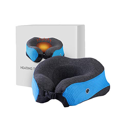Almohada De Viaje, Cuello De Fisioterapia con Calefacción, Almohada En Forma De U De Espuma De Memoria, Almohada De Avión, Funda De Almohada Extraíble(24 X 26 X 13 Cm) Almohada De Viaje, Cuello De Fisioterapia con Calefacción, Almohada En Forma De U De Espuma De Memoria, Almohada De Avión, Funda De Almohada Extraíble(24 X 26 X 13 Cm)