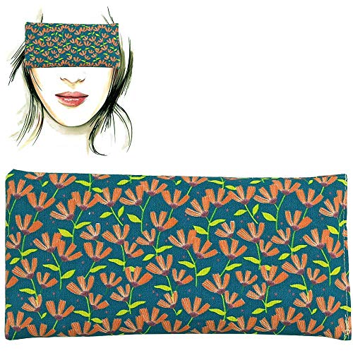 Almohada para los ojos "Flowers - Green" | Semillas de Lavanda y arroz | Yoga, Meditación, Relajación, descanso de ojos... Almohada para los ojos "Flowers - Green" | Semillas de Lavanda y arroz | Yoga, Meditación, Relajación, descanso de ojos...