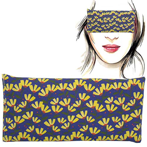 Almohada para los ojos "Yelow Flowers" | Semillas de Lavanda y arroz | Yoga, Meditación, Relajación, descanso de ojos... Almohada para los ojos "Yelow Flowers" | Semillas de Lavanda y arroz | Yoga, Meditación, Relajación, descanso de ojos...