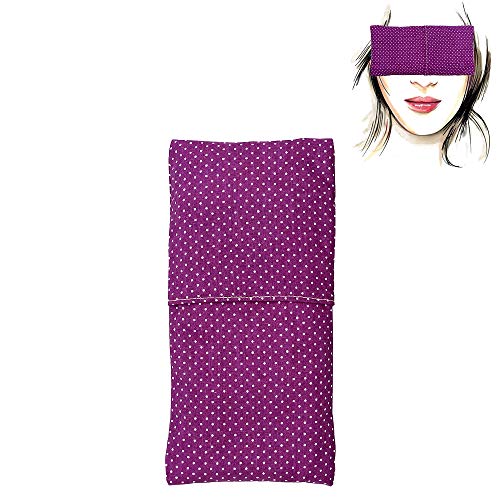Almohada para los ojos"Lila" (1 relleno y 1 fundas lavables) | Semillas de Lavanda y semillas de arroz | Yoga, Meditación, Relajación, descanso de ojos. Almohada para los ojos"Lila" (1 relleno y 1 fundas lavables) | Semillas de Lavanda y semillas de arroz | Yoga, Meditación, Relajación, descanso de ojos.