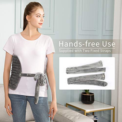 Almohadilla Eléctrica Térmica, Turejo Manta Eléctica Lumbar con 10 Niveles de Canlentamiento Rápido, 9 Modos Auto-Apagado, Anti-Sobrecalentamiento, Ultra Suave, Lavable, 30X61 cm Almohadilla Eléctrica Térmica, Turejo Manta Eléctica Lumbar con 10 Niveles de Canlentamiento Rápido, 9 Modos Auto-Apagado, Anti-Sobrecalentamiento, Ultra Suave, Lavable, 30X61 cm