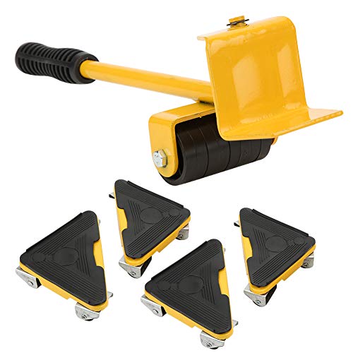 Almohadillas Móviles para Muebles 5 Piezas Mover Muebles y Kit Elevador Retirable Portátil Tarea Pesada Herramienta para Mover Muebles Casa Desplazador Universal de Transporte de Ruedas Almohadillas Móviles para Muebles 5 Piezas Mover Muebles y Kit Elevador Retirable Portátil Tarea Pesada Herramienta para Mover Muebles Casa Desplazador Universal de Transporte de Ruedas