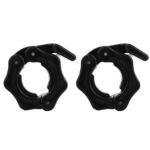 Alomejor Collares De Barra Abrazaderas De Barra De Liberación Rápida Abrazaderas De Pesas De Seguridad Clips (30mm)