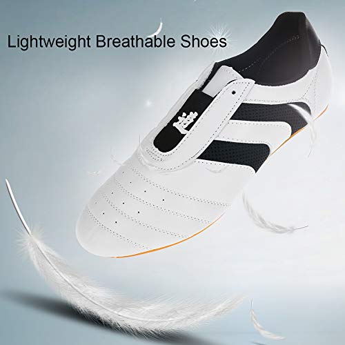 Alomejor Zapatos de Taekwondo Boxeo Kung Fu Taichi Zapatos de Entrenamiento Zapatos Antideslizantes de Artes Marciales para Hombres Mujeres(45) Alomejor Zapatos de Taekwondo Boxeo Kung Fu Taichi Zapatos de Entrenamiento Zapatos Antideslizantes de Artes Marciales para Hombres Mujeres(45)