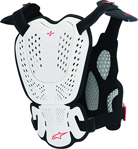 Alpinestars 1494568 Roost Guard, Blanco/Negro/Rojo, M/L Alpinestars 1494568 Roost Guard, Blanco/Negro/Rojo, M/L