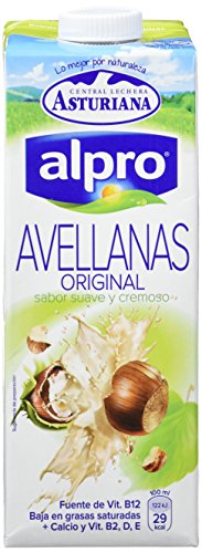 Alpro Central Lechera Asturiana Bebida de Avellana - Paquete de 8 x 1000 ml - Total: 8000 ml
