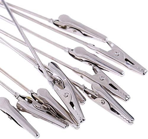 Alta calidad 10 piezas de pinzas de cocodrilo con soporte de base para aerógrafo modelo de hobby repuestos modelos ensamblar Alta calidad 10 piezas de pinzas de cocodrilo con soporte de base para aerógrafo modelo de hobby repuestos modelos ensamblar