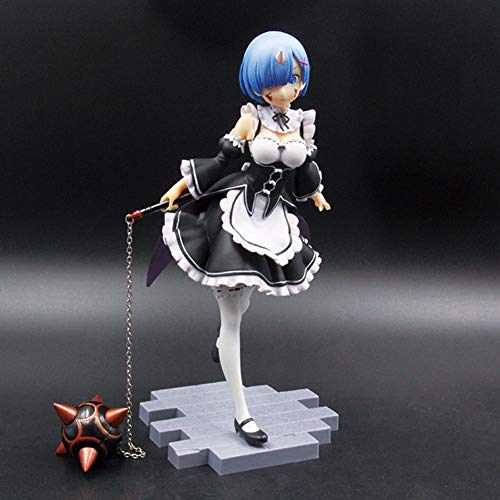 ALTcompluser Figura de acción Anime Re Zero Rem de PVC, figura de acción, figura coleccionable, juguete decorativo para habitaciones