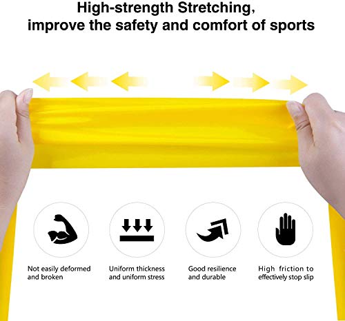 Alviller Bandas Elasticas Fitness 4 Piezas|200 x 15 cm, Resistencia Bandas de Ejercicios Cintas Elastica de Resistencia con Nivel de Marca (Ligero, Mediano, Pesado, X-Pesado) para Pilates Yoga Alviller Bandas Elasticas Fitness 4 Piezas|200 x 15 cm, Resistencia Bandas de Ejercicios Cintas Elastica de Resistencia con Nivel de Marca (Ligero, Mediano, Pesado, X-Pesado) para Pilates Yoga