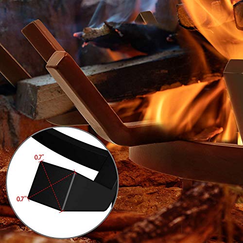 Amagabeli 61cm Rejilla de la chimenea Tarea pesada Rejilla Chimenea Hierro fundido chimenea fuego rejilla Leña Titular de registro carbón 12 barras triangular de Acero Rejilla para leña Interior Amagabeli 61cm Rejilla de la chimenea Tarea pesada Rejilla Chimenea Hierro fundido chimenea fuego rejilla Leña Titular de registro carbón 12 barras triangular de Acero Rejilla para leña Interior
