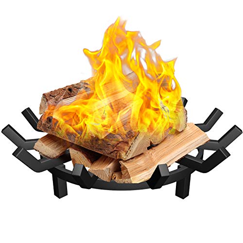 Amagabeli 61cm Rejilla de la chimenea Tarea pesada Rejilla Chimenea Hierro fundido chimenea fuego rejilla Leña Titular de registro carbón 12 barras triangular de Acero Rejilla para leña Interior Amagabeli 61cm Rejilla de la chimenea Tarea pesada Rejilla Chimenea Hierro fundido chimenea fuego rejilla Leña Titular de registro carbón 12 barras triangular de Acero Rejilla para leña Interior