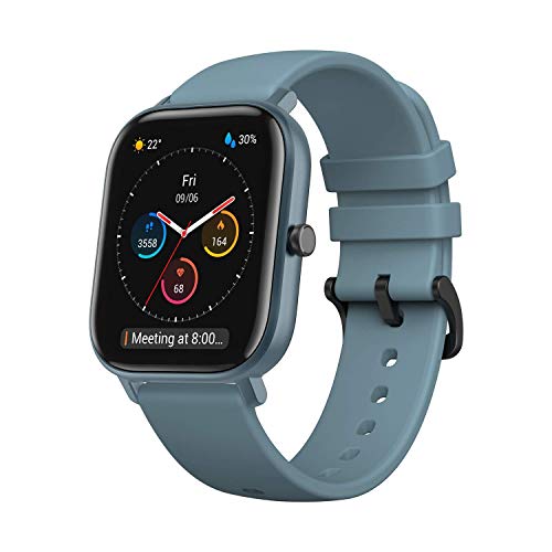 Amazfit GTS Smartwatch Fitness tracker con multitud de perfiles de actividad físcia y con GPS embebido, resistencia al agua 5 ATM (Azul) Amazfit GTS Smartwatch Fitness tracker con multitud de perfiles de actividad físcia y con GPS embebido, resistencia al agua 5 ATM (Azul)
