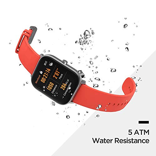Amazfit GTS Smartwatch Fitness tracker con multitud de perfiles de actividad físcia y con GPS embebido, resistencia al agua 5 ATM (Azul)