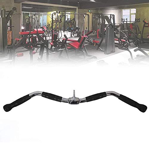 AMAZOM Accesorio para Máquina De Cable De Barra, Barra Desplegable De Curl con Rotación Completa Y Mango De Goma para Gimnasio, Entrenamiento Corporal, Construcción De Músculos, 30 Pulgadas AMAZOM Accesorio para Máquina De Cable De Barra, Barra Desplegable De Curl con Rotación Completa Y Mango De Goma para Gimnasio, Entrenamiento Corporal, Construcción De Músculos, 30 Pulgadas
