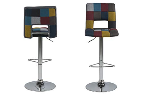 Amazon Brand - Movian Sarnen - Juego de 2 taburetes de bar, 52 x 41,5 x 115 cm, multicolor Amazon Brand - Movian Sarnen - Juego de 2 taburetes de bar, 52 x 41,5 x 115 cm, multicolor
