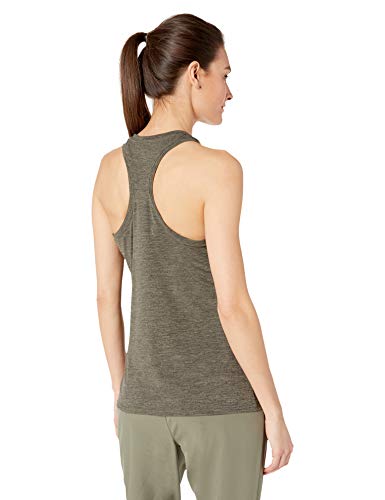 Amazon Essentials 2-Pack Tech Stretch Racerback Tank Top Athletic-Shirts, Olive Space Dye/Black, US L (EU L - XL)