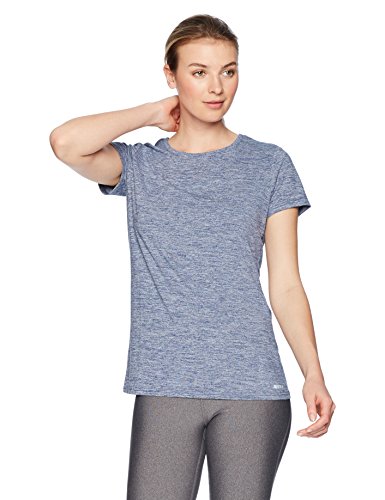 Amazon Essentials 2-Pack Tech Stretch Short-Sleeve Crew T-Shirt Athletic-Shirts, Black Navy Heather, Large Amazon Essentials 2-Pack Tech Stretch Short-Sleeve Crew T-Shirt Athletic-Shirts, Black Navy Heather, Large