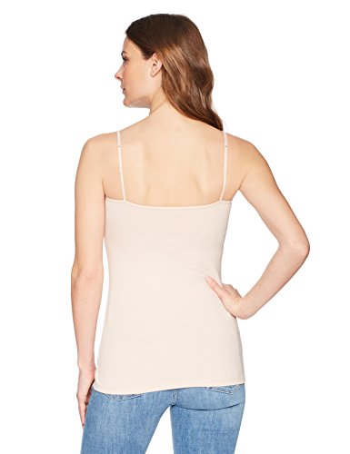 Amazon Essentials 4-Pack Camisole tank-top-and-cami-shirts, Beige/White/Black, US L (EU L - XL)