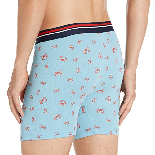 Amazon Essentials 5-Pack Tag-Free Boxer Briefs, Tiburón y Cangrejo, 48-50, Pack de 5 Amazon Essentials 5-Pack Tag-Free Boxer Briefs, Tiburón y Cangrejo, 48-50, Pack de 5