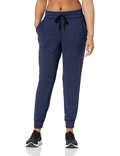 Amazon Essentials Brushed Tech Stretch Jogger Pant Running-Pants, Azul Marino (Navy Spacedye), US (EU XS-S)