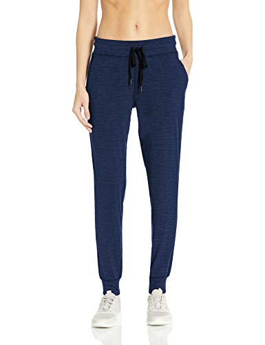 Amazon Essentials Brushed Tech Stretch Jogger Pant Running-Pants, Azul Marino (Navy Spacedye), US (EU XS-S)